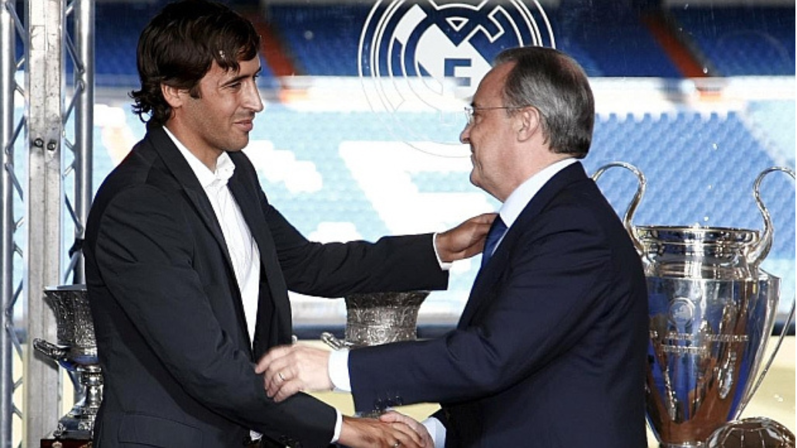 Florentino Pérez y Raúl sería la siguiente dupla en el Real Madrid 