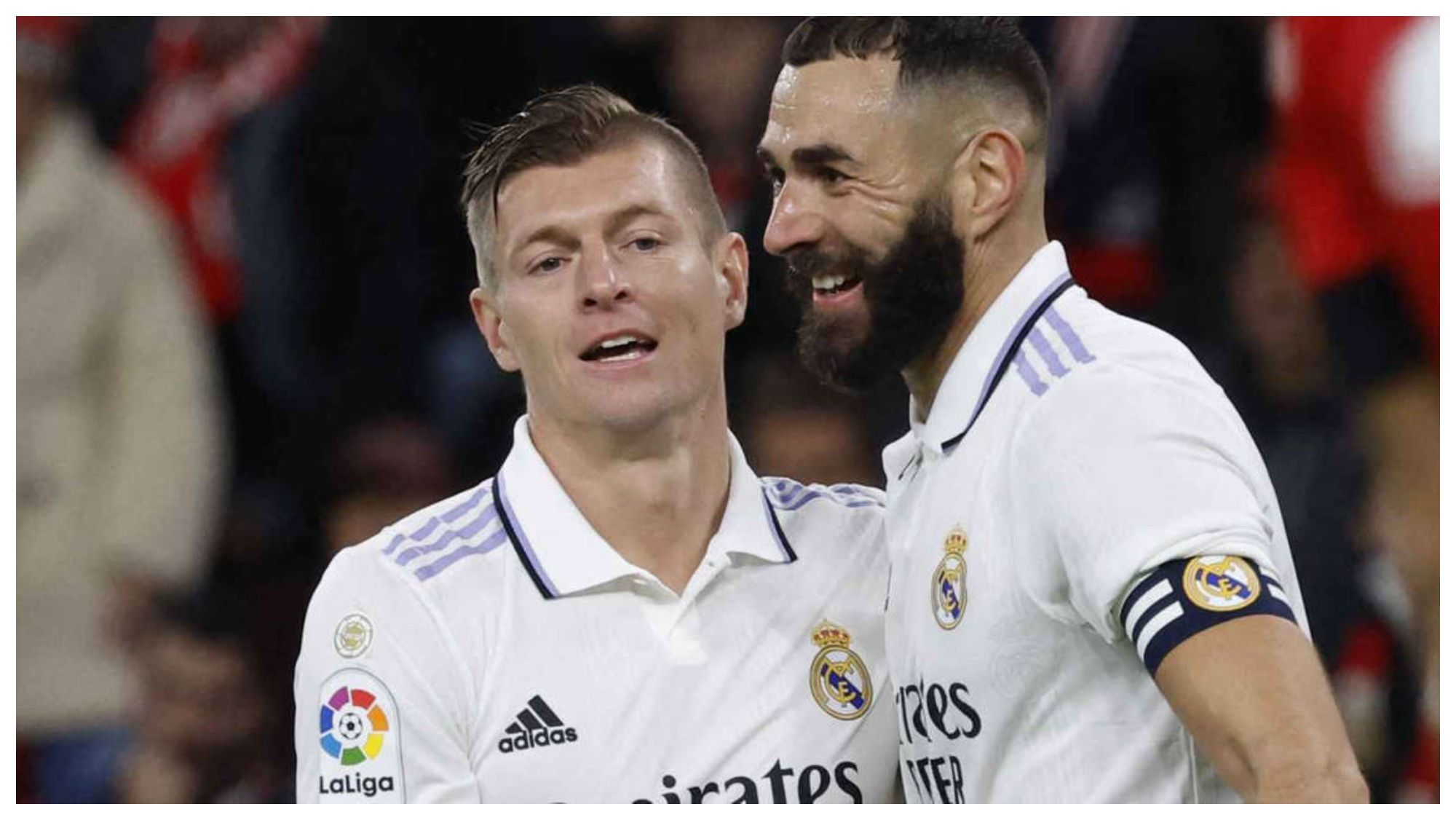 Toni Kroos y Karim Benzema