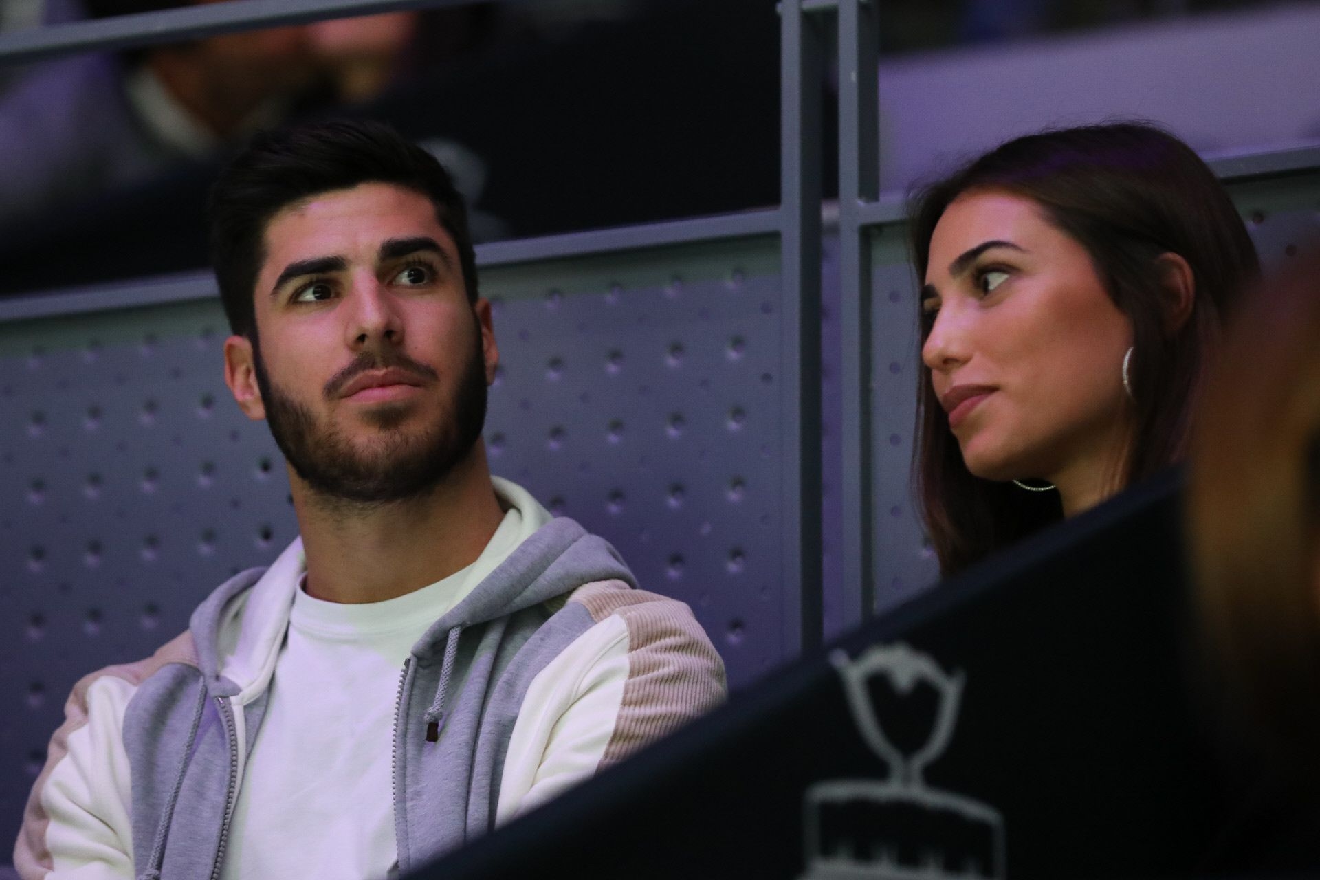 Marco Asensio y Sandra Garal