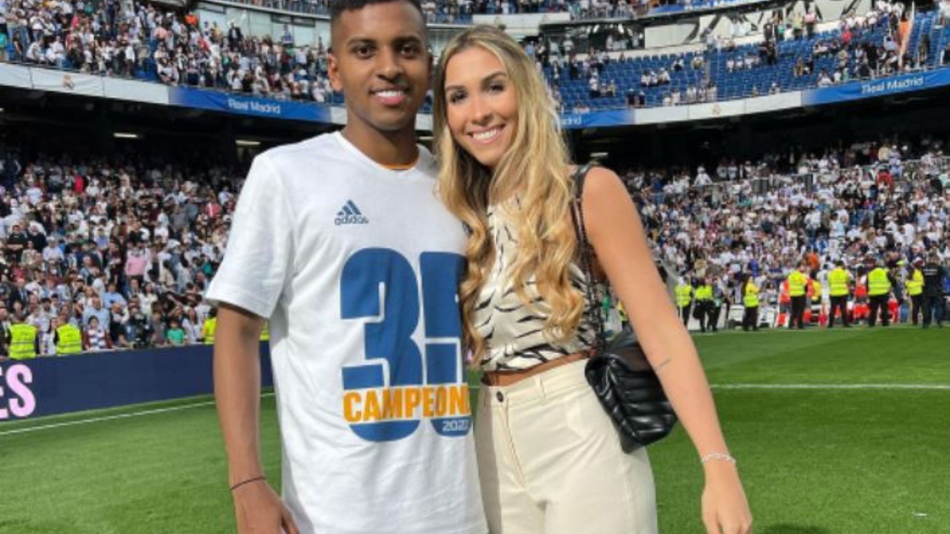 Luana Atik y Rodrygo Goes