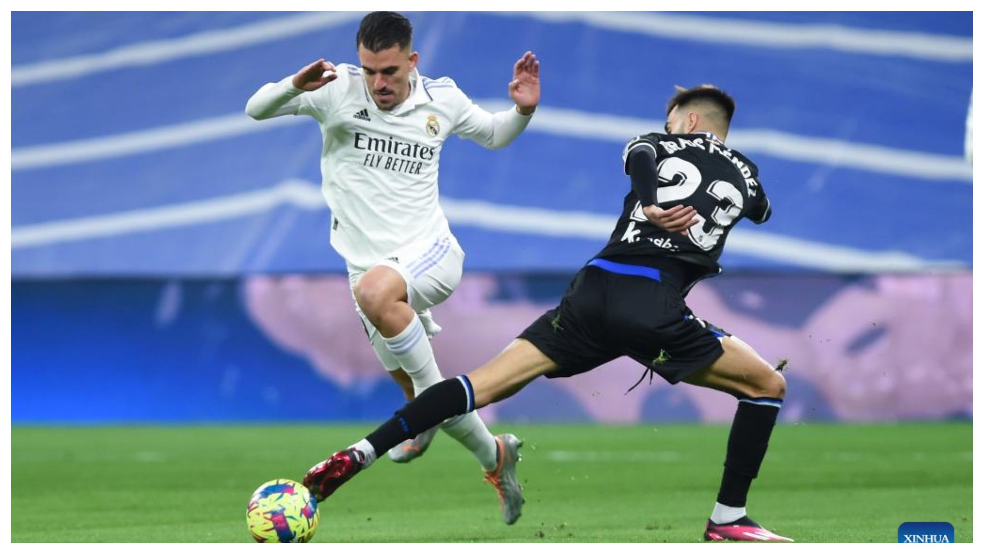 Dani Ceballos con el Real Madrid