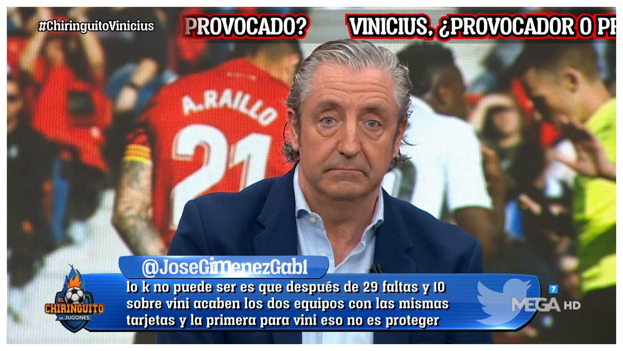 Josep Pedrerol en El Chiringuito