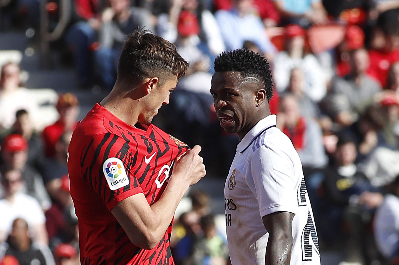 Vinicius Jr, en el partido frente al Mallorca