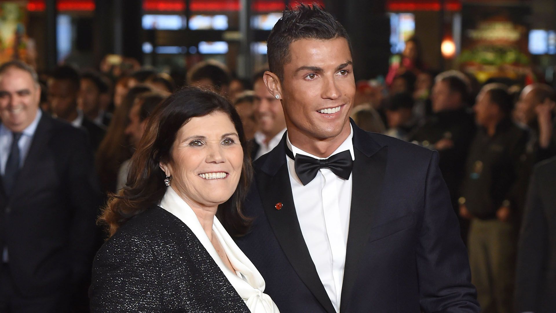 Cristiano Ronaldo y su madre