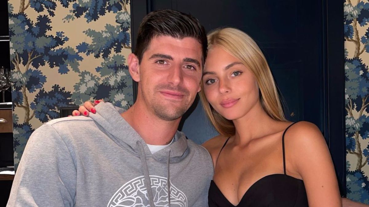 Courtois respondió así a la romántica felicitación de cumpleaños de su novia