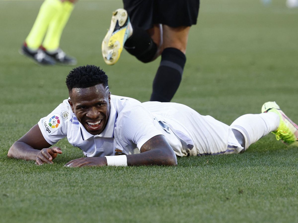 Vinicius Jr en el partido frente al Mallorca