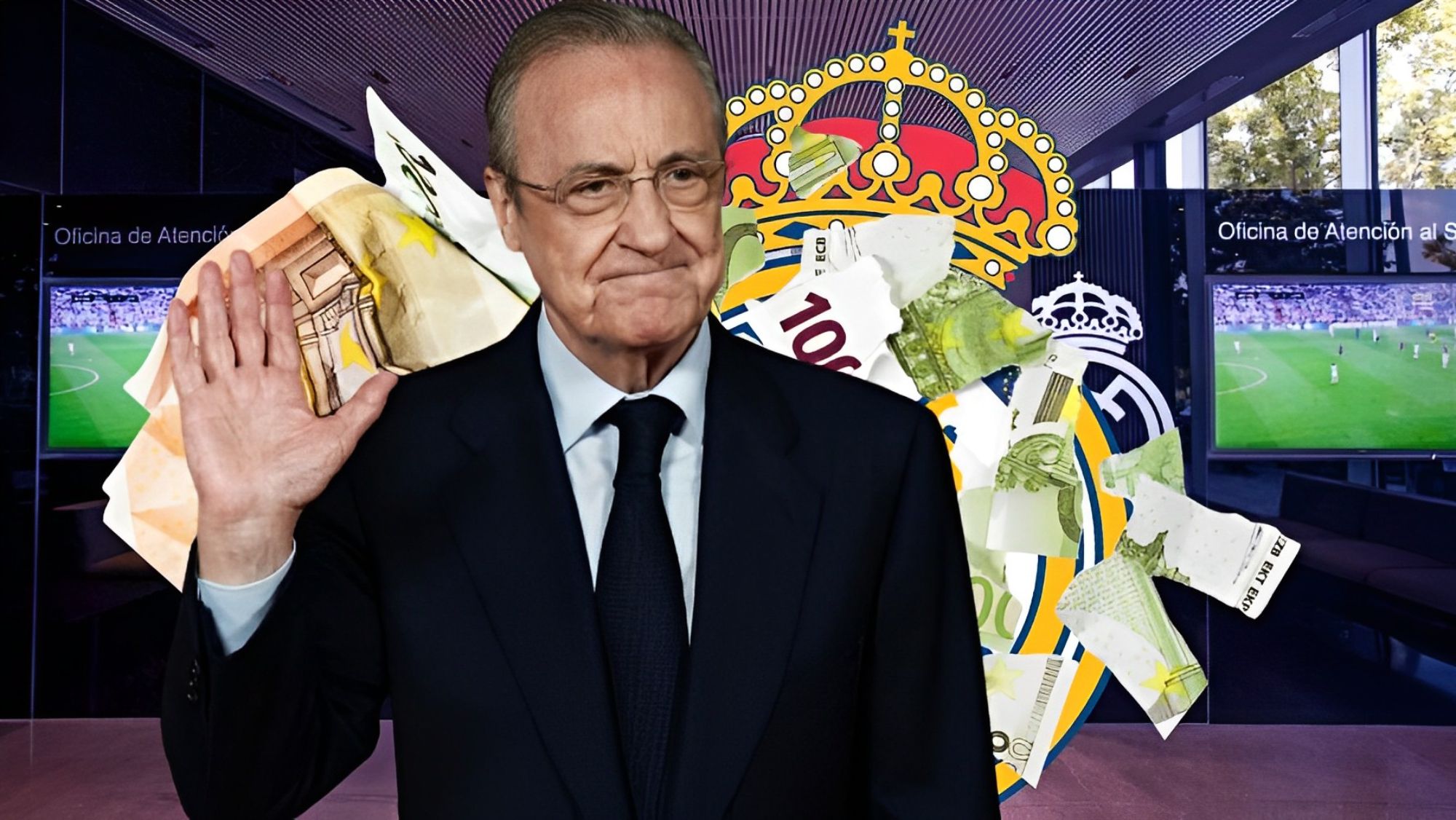 Florentino Pérez, presidente del Real Madrid