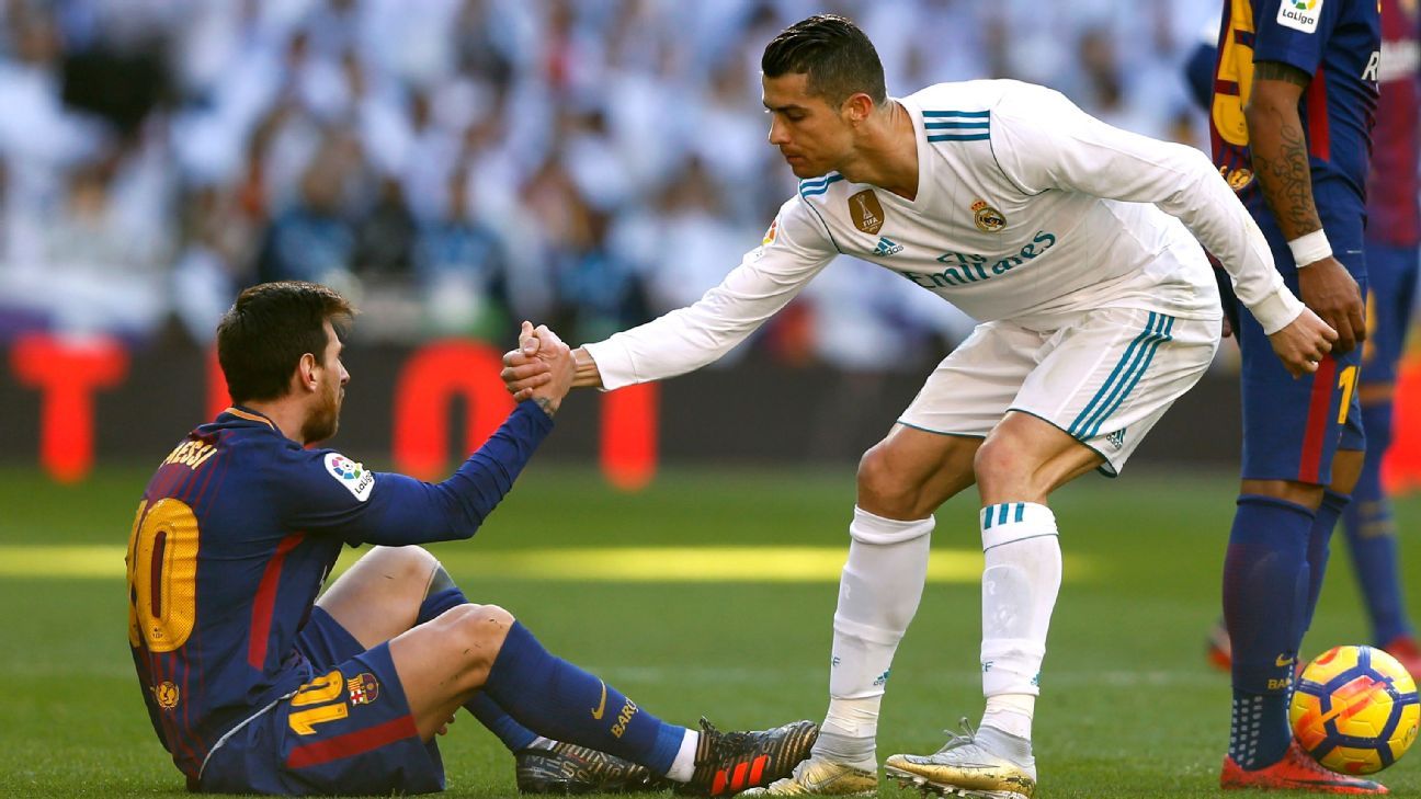 Messi y Cristiano Ronaldo