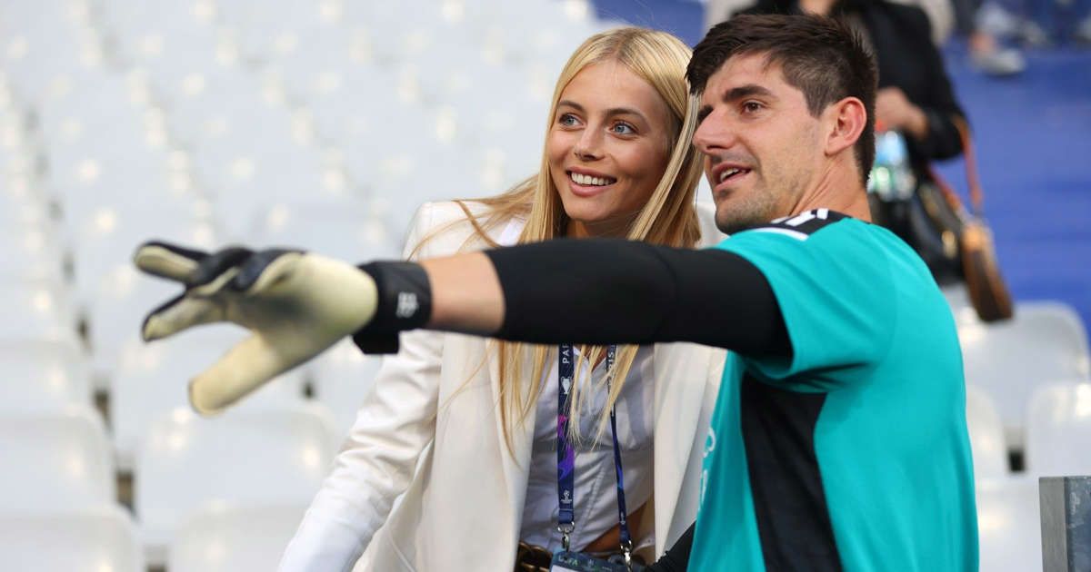 Mishel Geirzig y Thibaut Courtois