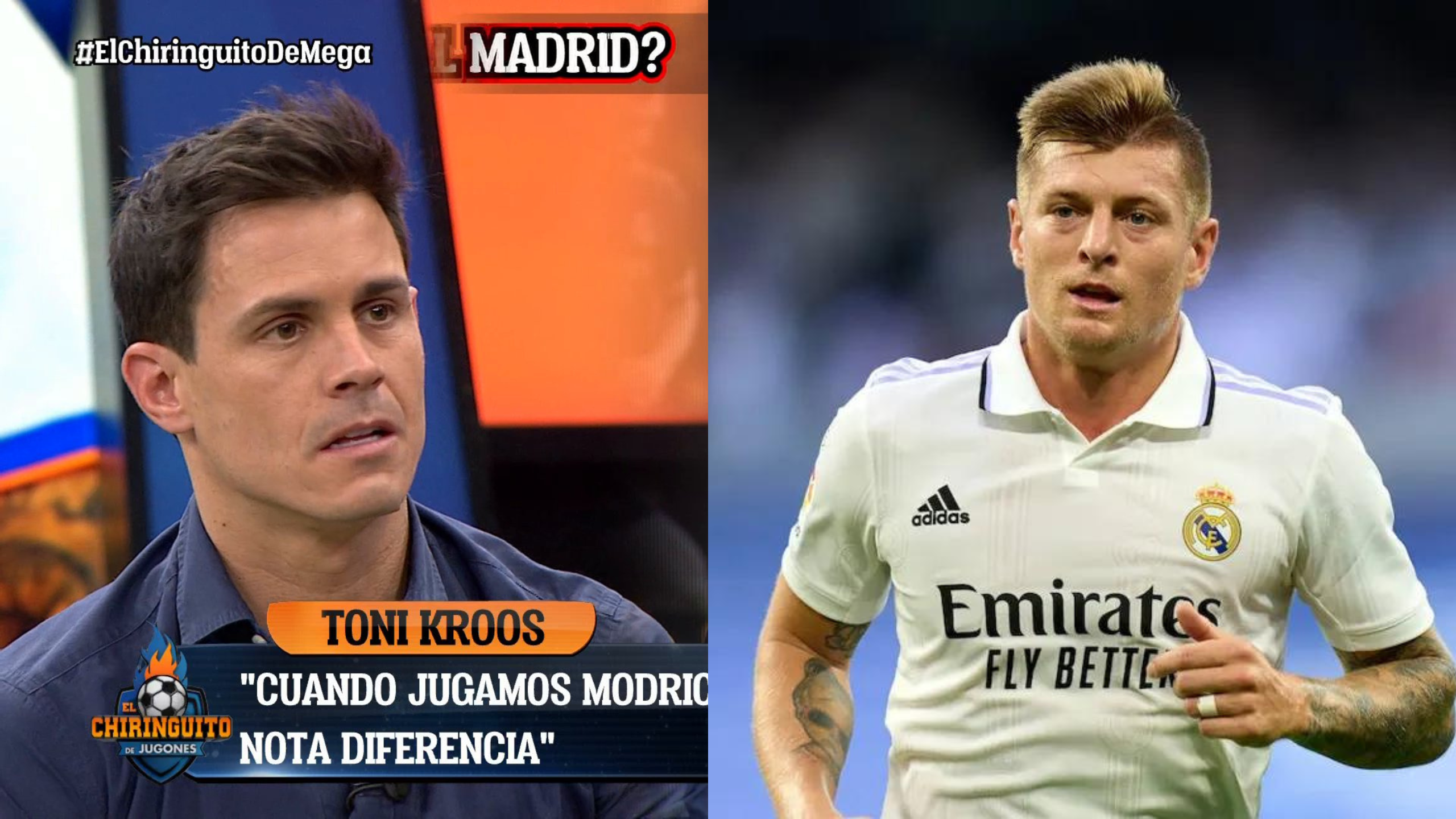 Edu Aguirre y Toni Kroos