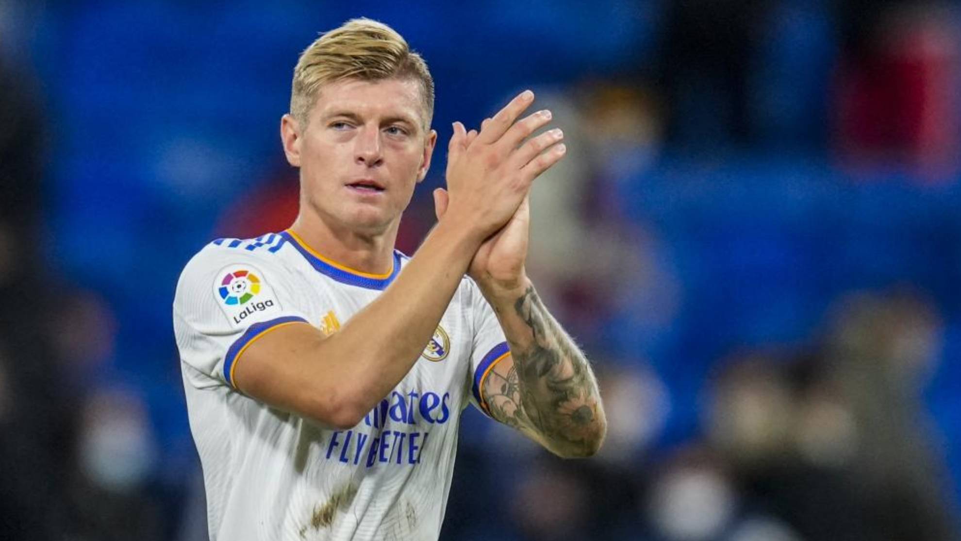 Tony Kroos en un partido de esta temporada 