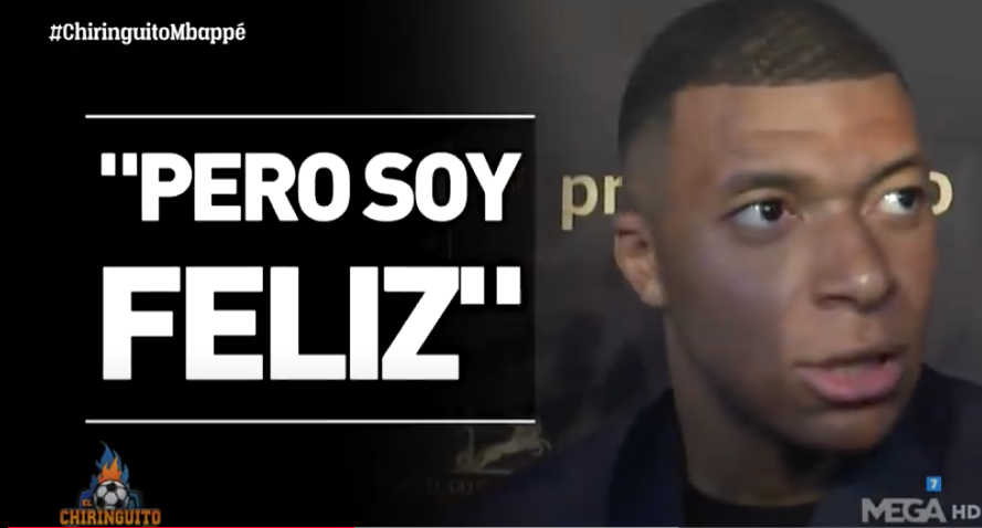 Kylian Mbappé respondió a las pregunta de Diego Plaza de 'El Chiringuito'