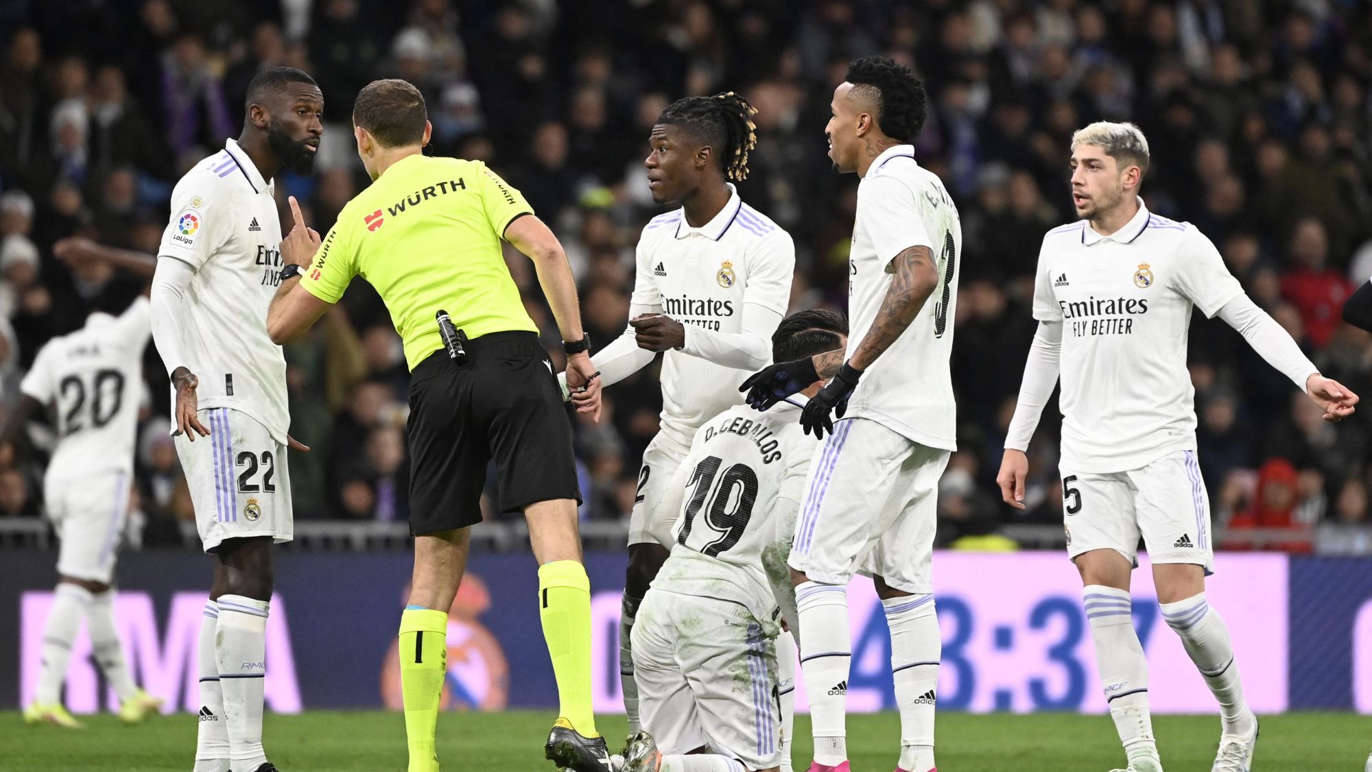 El Real Madrid ya conoce a los árbitros del partido de Liga del próximo domingo