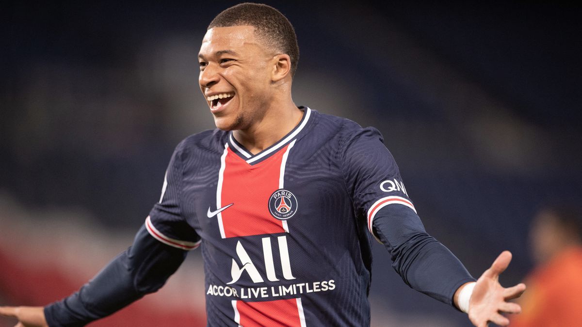 Kylian Mbappé con el PSG