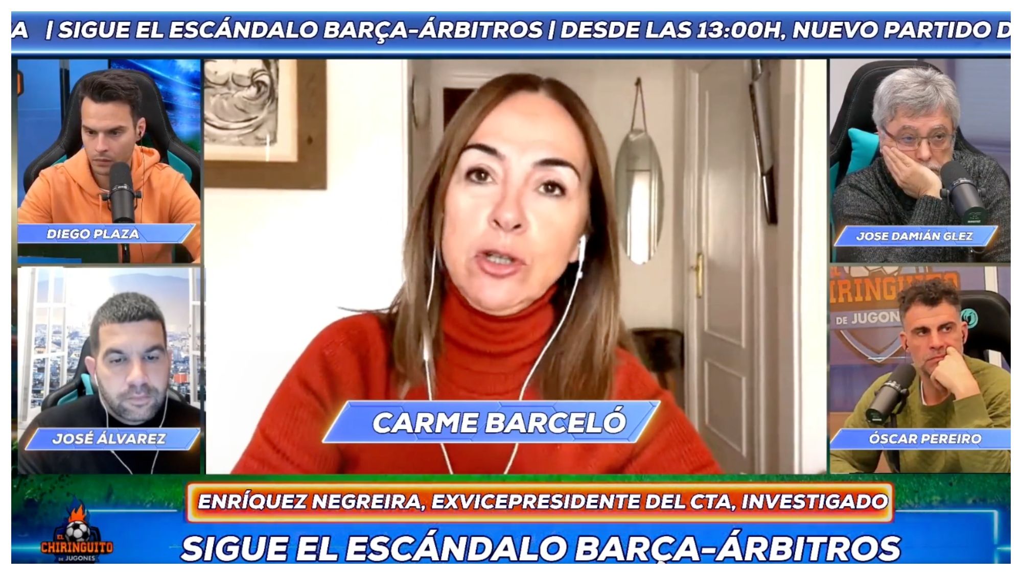 Carme Barceló en El Chiringuito