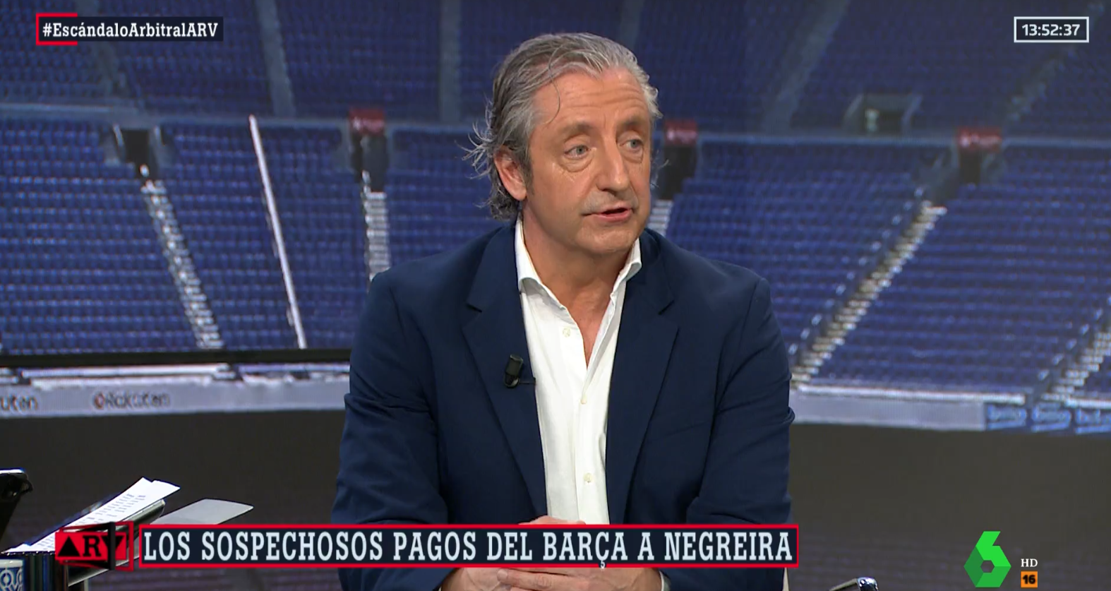 Josep Pedrerol en El Chiringuito sobre el Barçagate