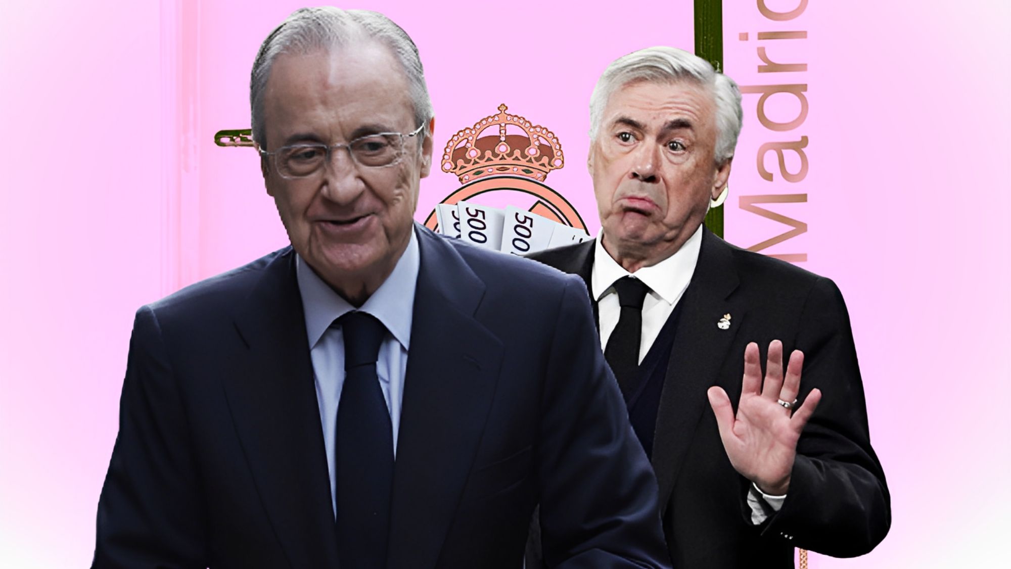 Florentino Pérez y Ancelotti