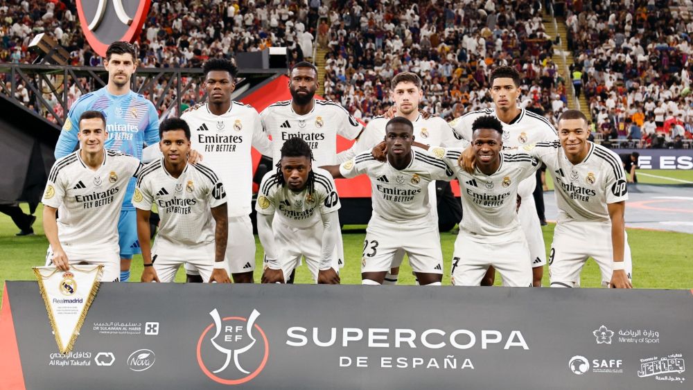 Once del Real Madrid en la final de la Supercopa de España