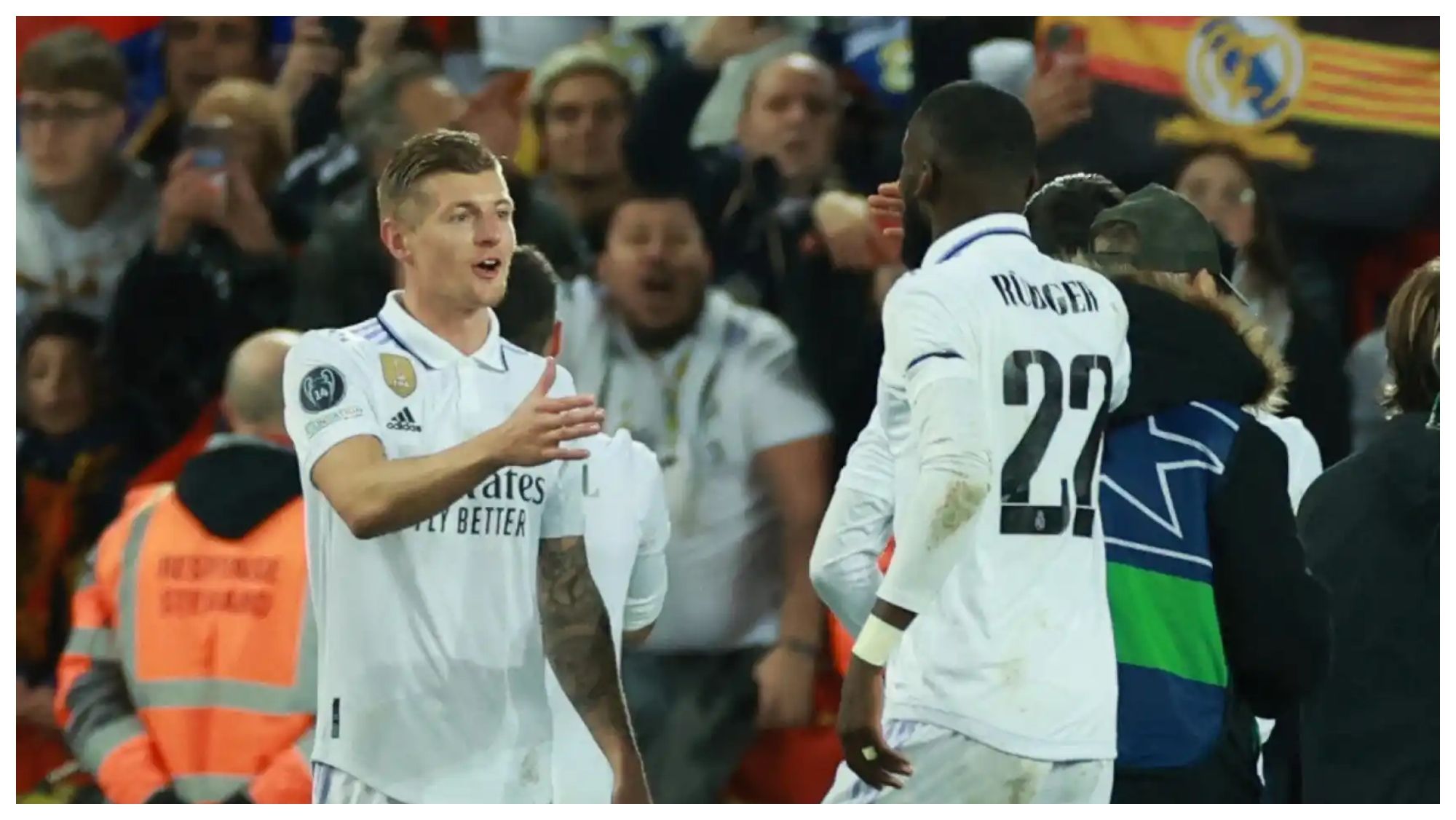 Toni Kroos y Antonio Rüdiger