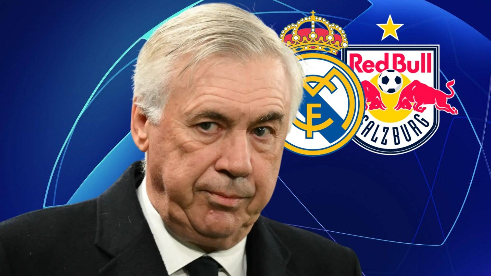 Carlo Ancelotti habló ante los medios en la previa del partido ante el RB Salzburgo.