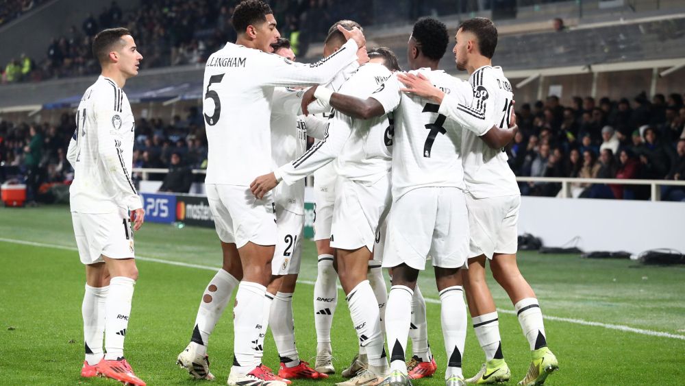 El Real Madrid venció a la Atalanta (2-3) en su último partido de la Liga de Campeones.