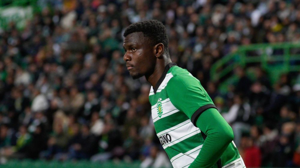 Ousmane Diomande durante un partido con el Sporting de Portugal