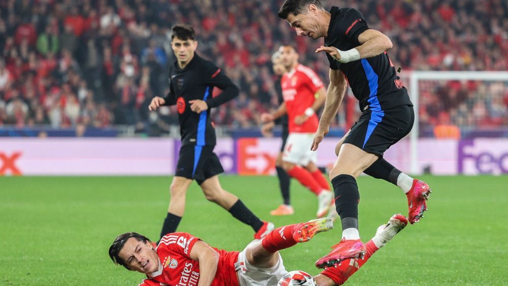 Álvaro Carreras, en el partido de este martes contra el Barça.