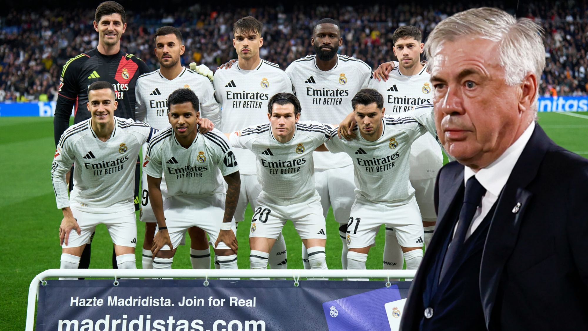 Carlo Ancelotti podría contar con un 'fichaje' para mejorar la línea defensiva del equipo.