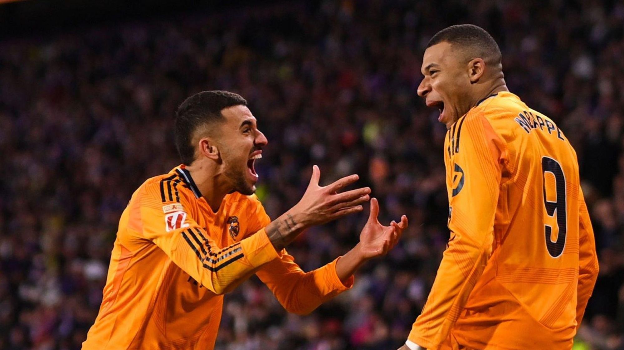 Dani Ceballos y Kylian Mbappé.