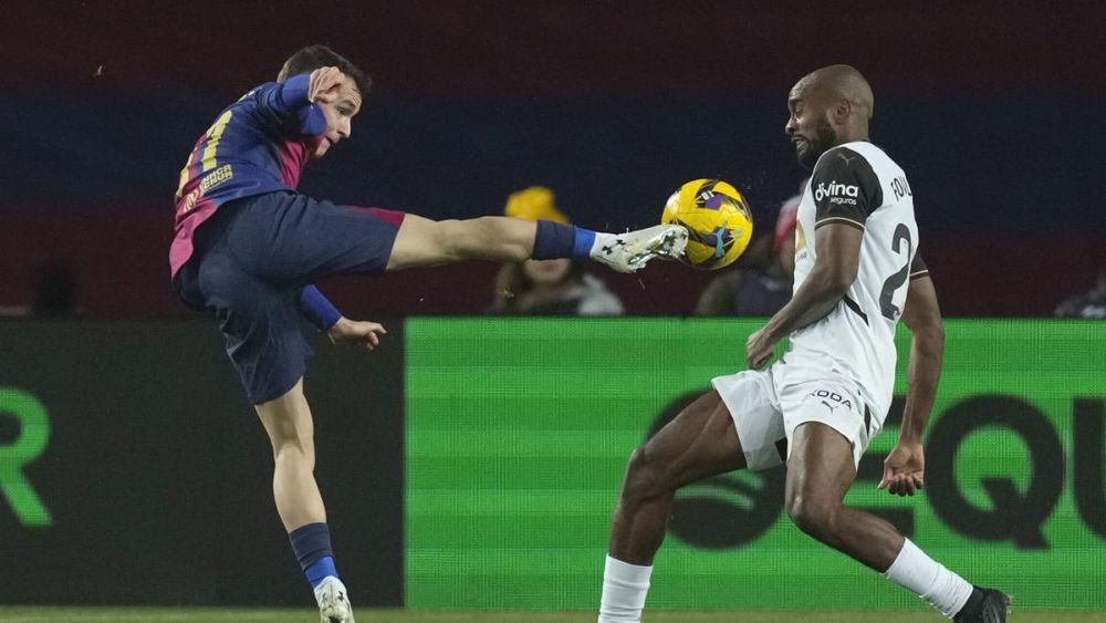 El Valencia CF no salió a competir y se acabó llevando siete goles del equipo blaugrana.