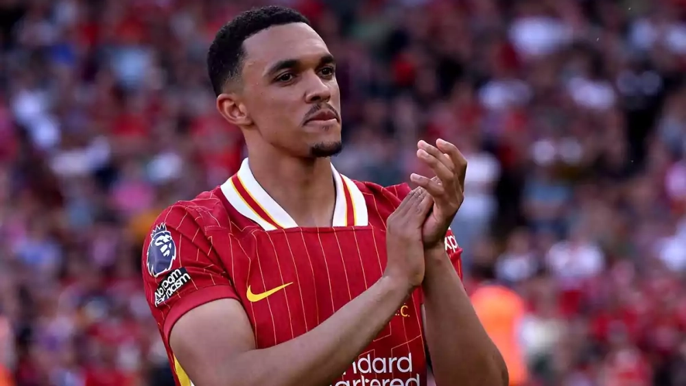 Alexander-Arnold durante un partido con el Liverpool. 