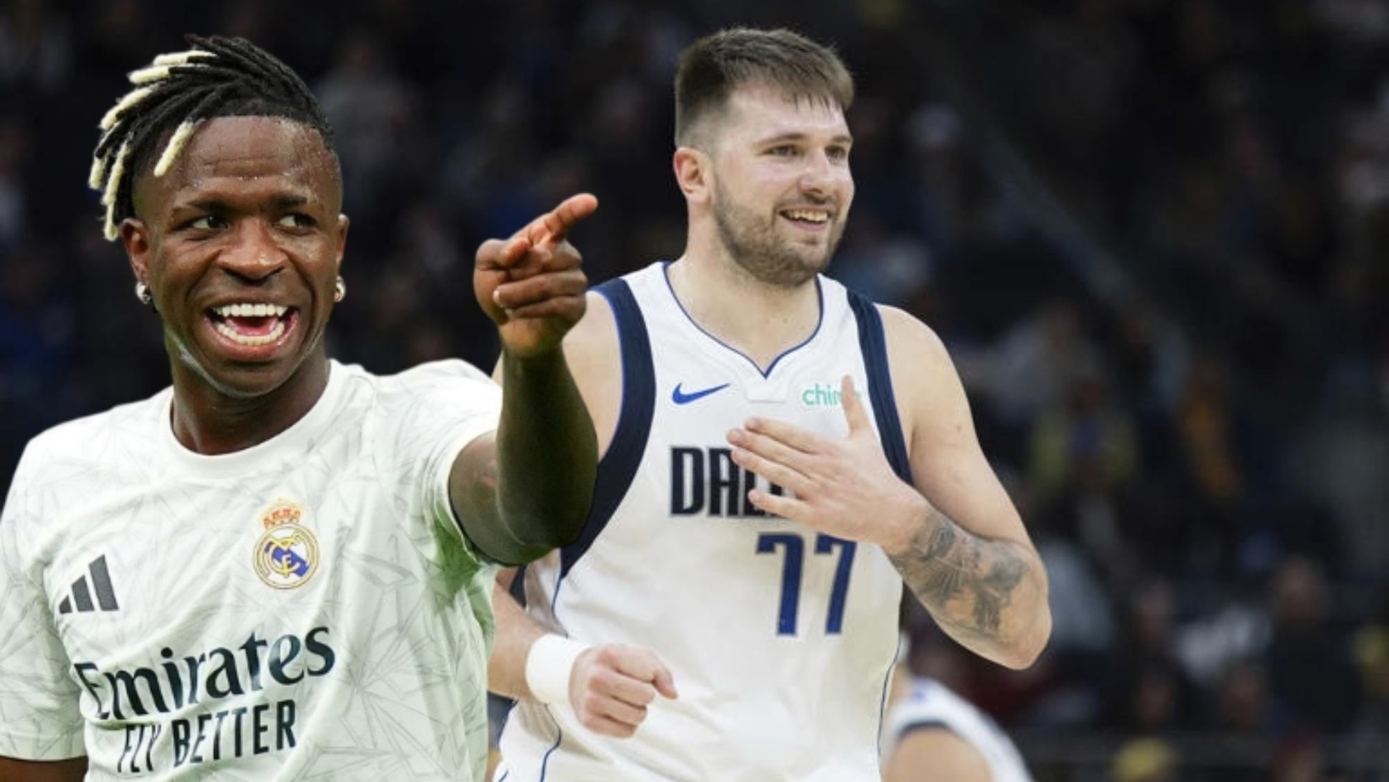 Vinicius Junior se ha acordado de Luka Doncic después del fichaje del base esloveno.