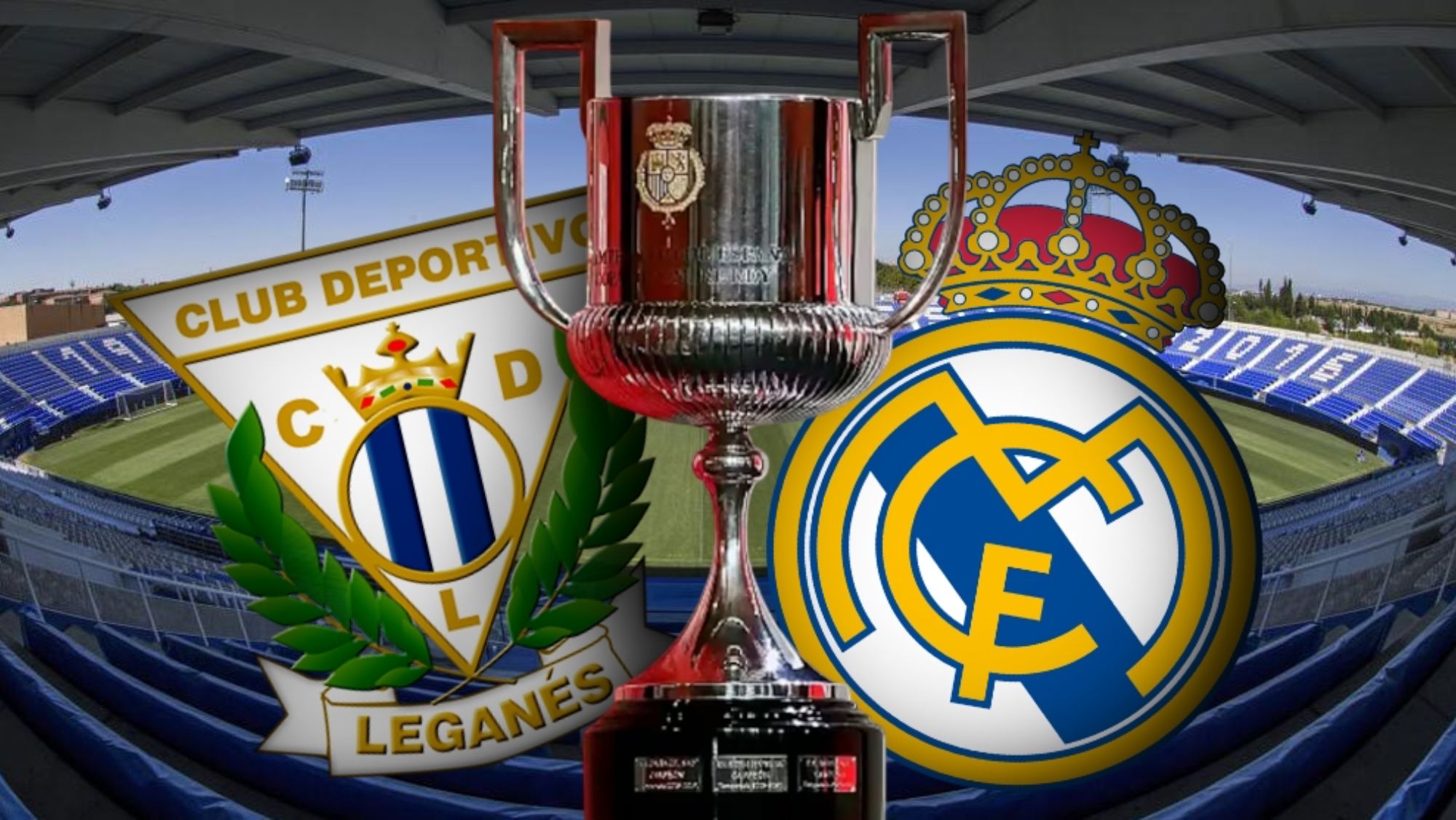 El Real Madrid se enfrenta al Leganés en los cuartos de final de la Copa del Rey.