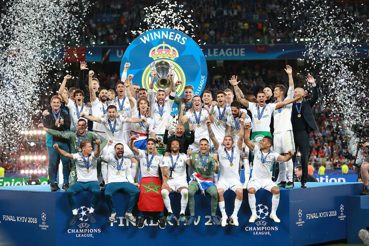 La última Champions del Real Madrid fue en 2018 ante el Liverpool