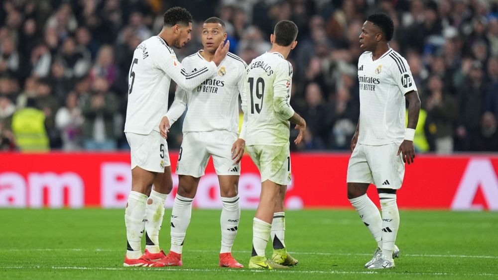 Rodrygo, Vinicius, Mbappé y Bellingham