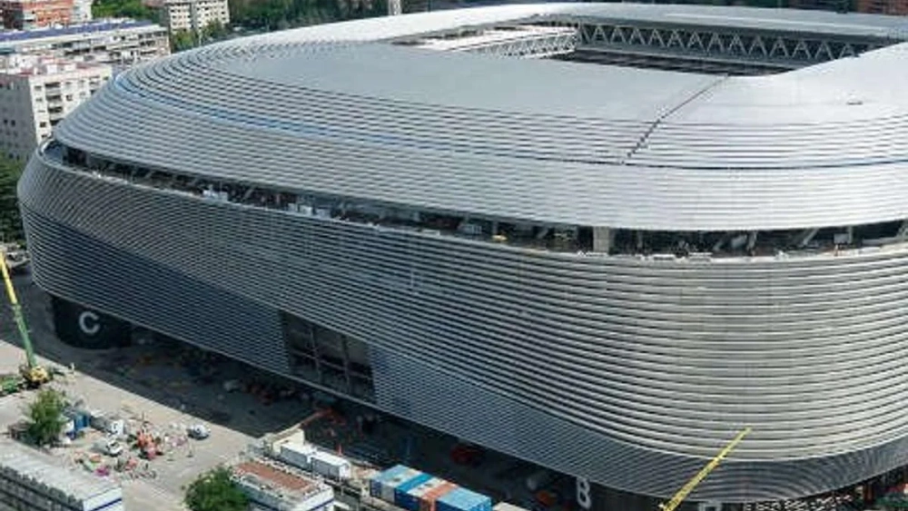 Vista aérea del Nuevo Bernabéu