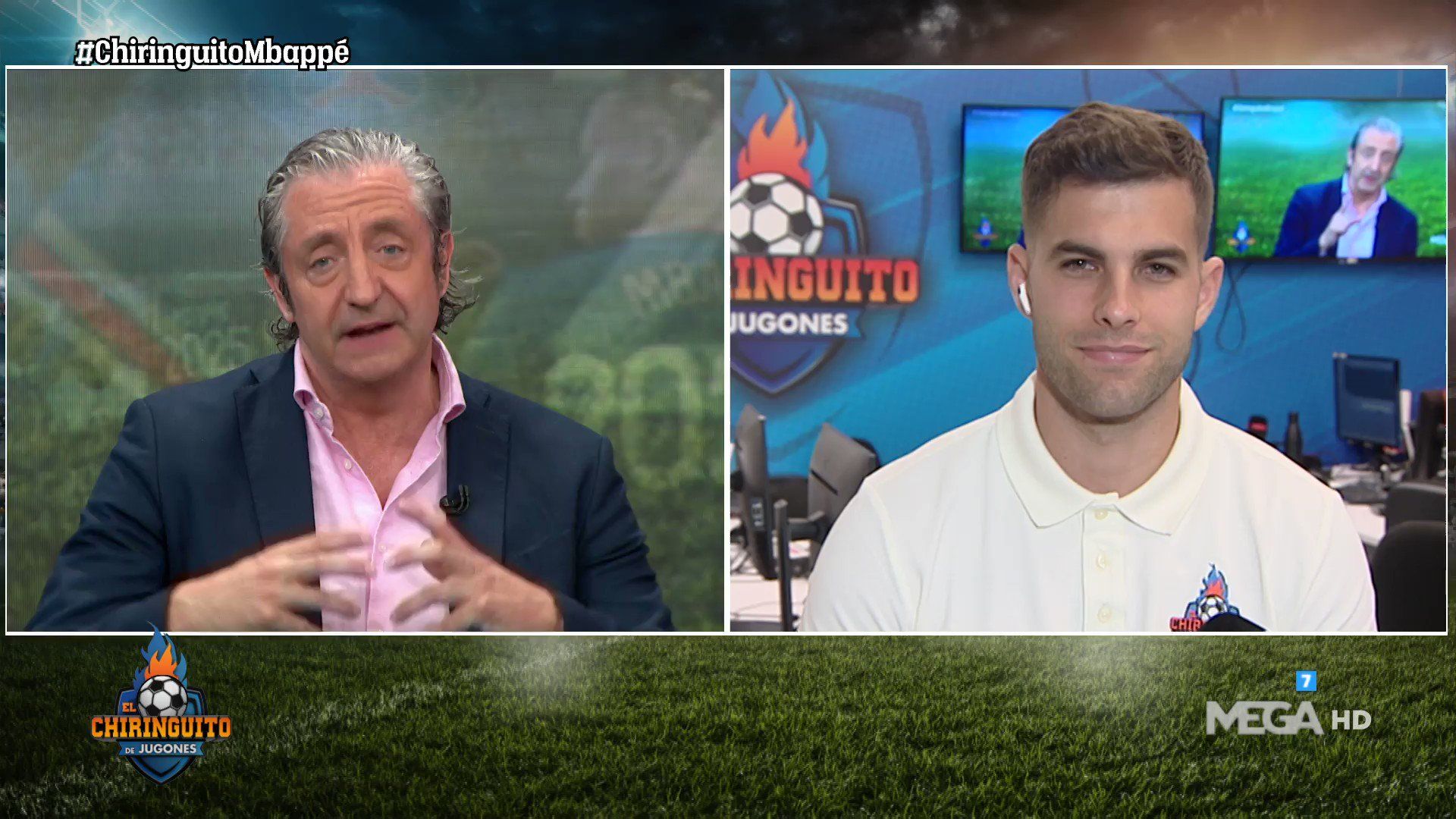 Josep Pedrerol y Marco Benito en 'El Chiringuito'