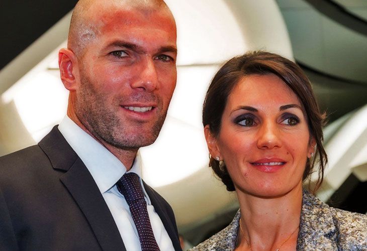 zidane y su mujer