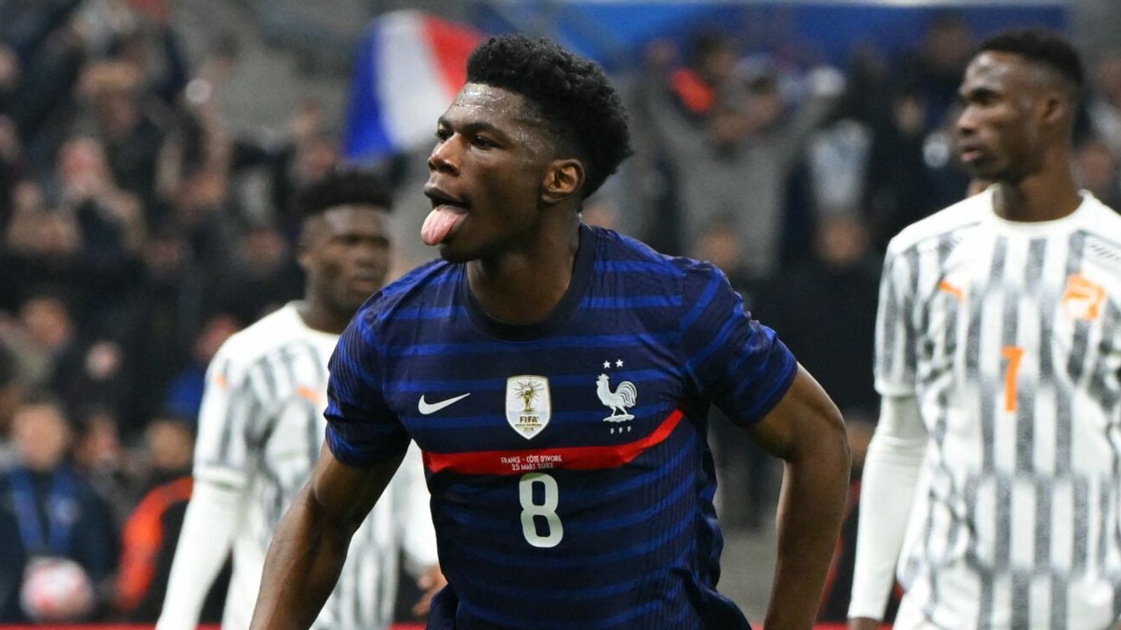 Aurélien Tchouameni con la Selección Francesa