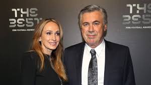 Carlo Ancelotti y Mariann Barrena