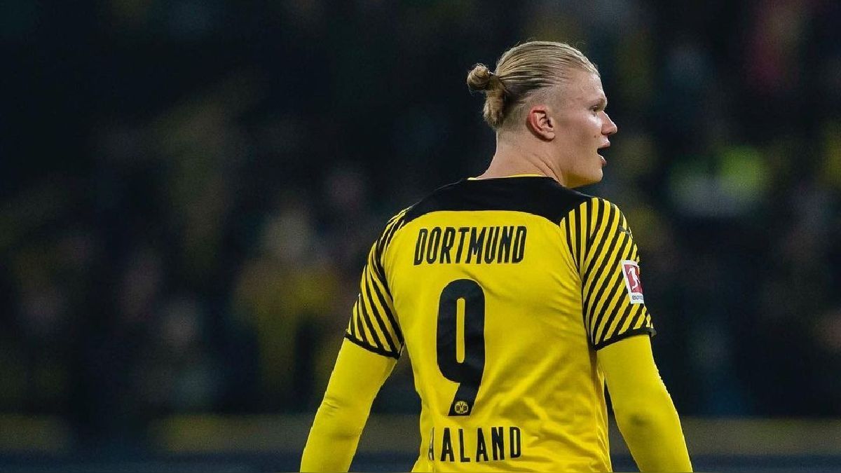 Erling Haaland con el Borussia Dortmund