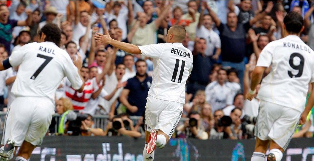 Los tres máximos goleadores de la historia del Real Madrid en una foto