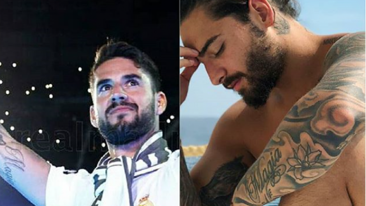 Isco Alarcón y Maluma