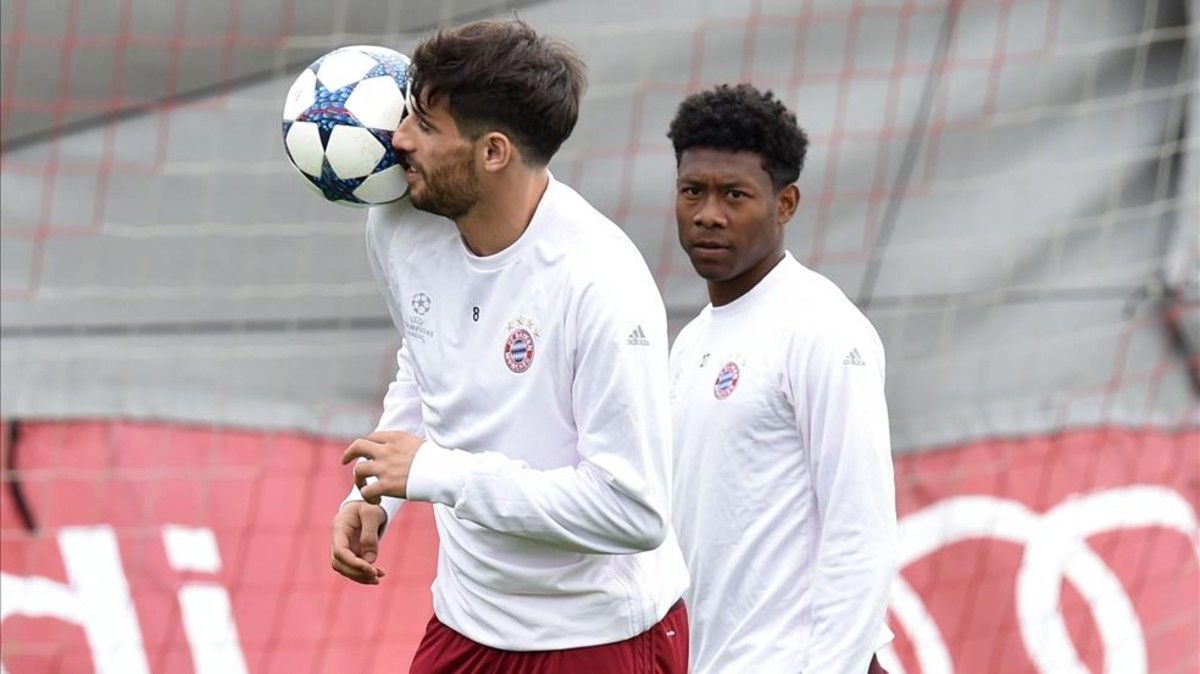 David Alaba y Javi Martínez fueron compañeros en el Bayern de Munich