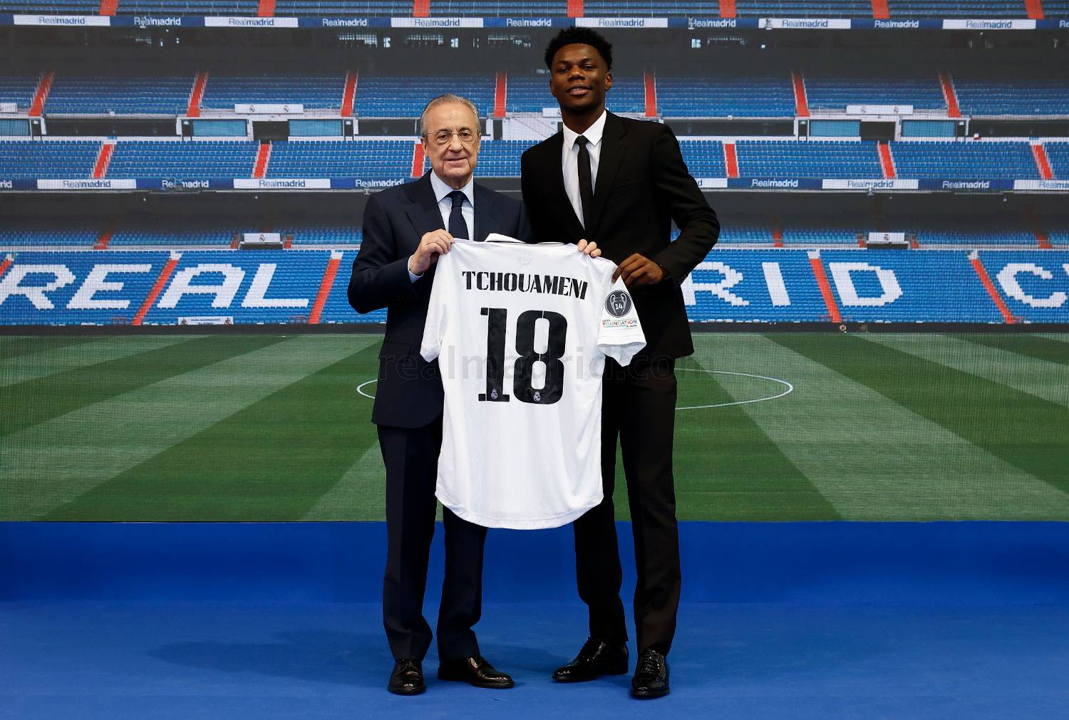 Tchouameni fue presentado como nuevo jugador del Real Madrid