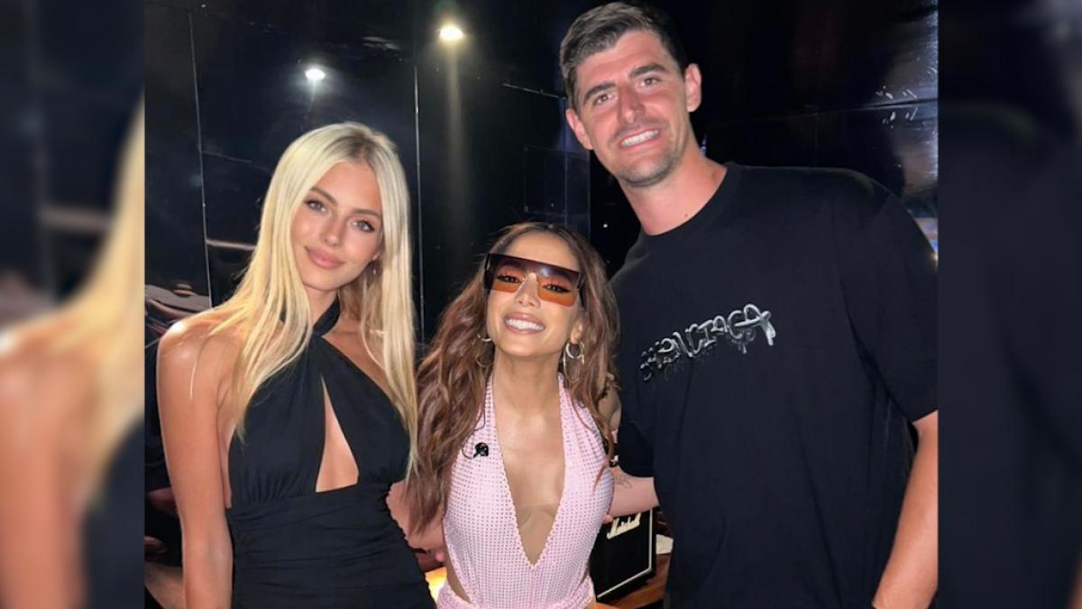 Mishel Gerzig, Anitta y Thibaut Courtois