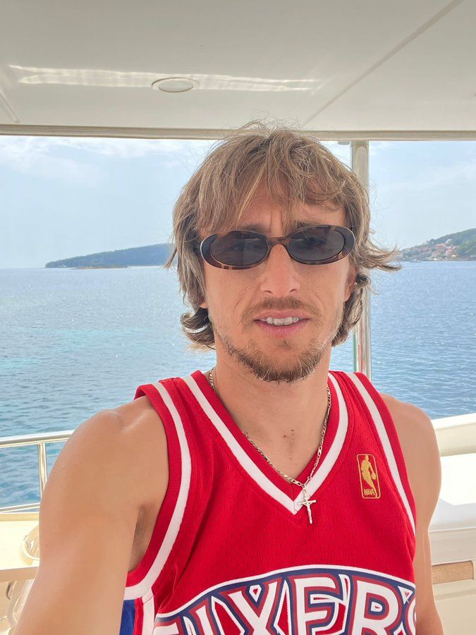 Luka Modric de vacaciones