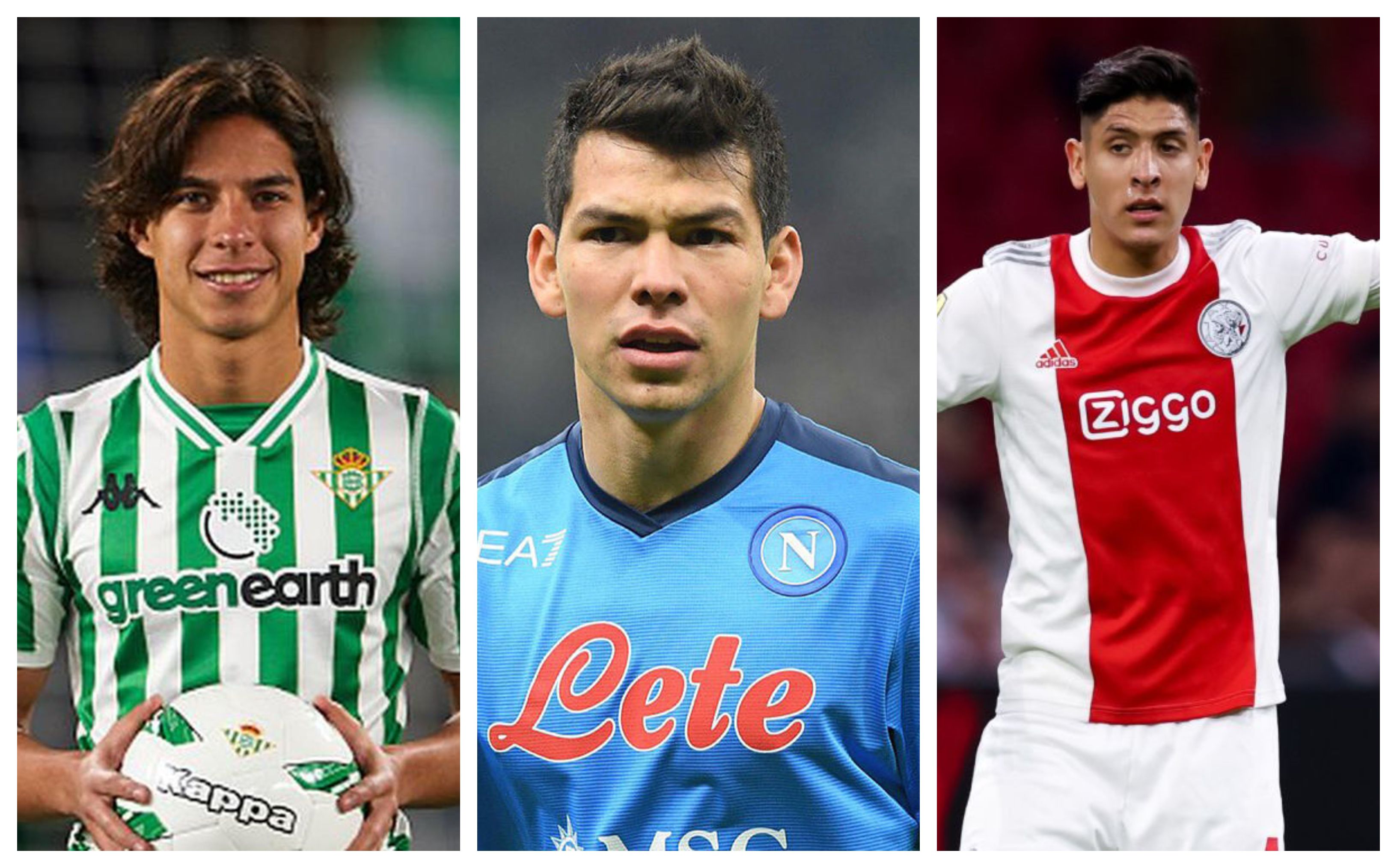 Los tres mexicanos que el Madrid podría fichar. Láinez, Lozano y Álvarez