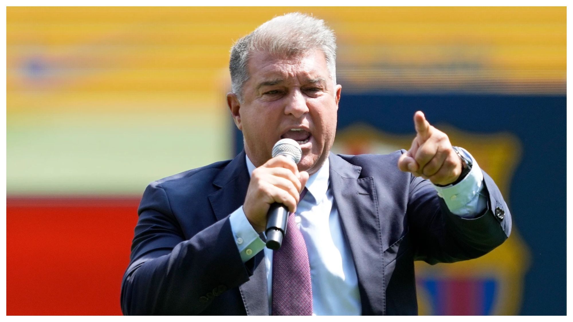 Joan Laporta, presidente del Barça