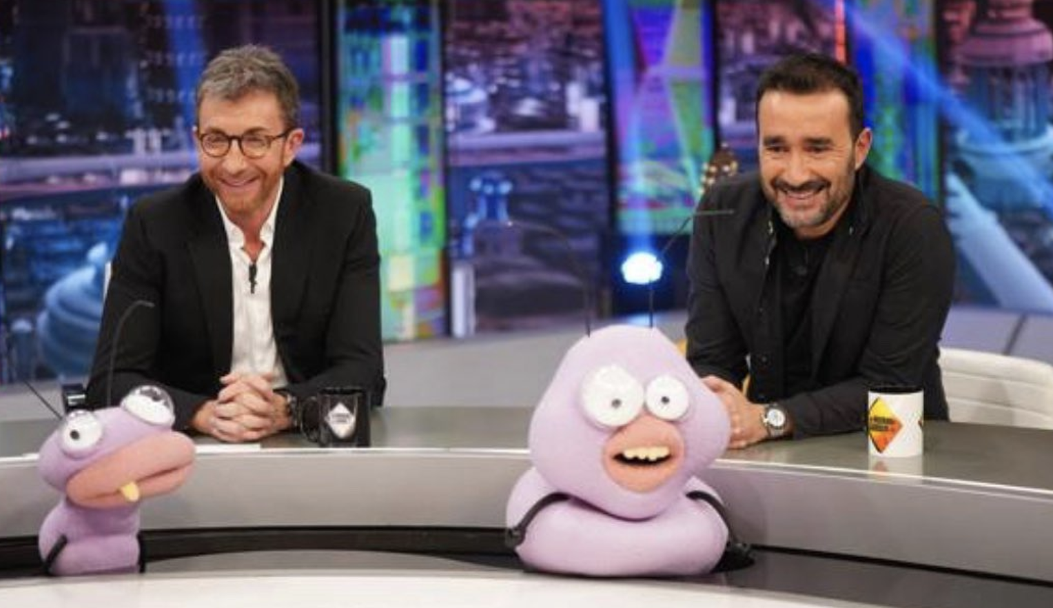 Juanma Castaño y Pablo Motos durante 'El Hormiguero'